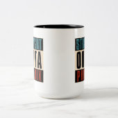 ストレートアウトタフェニックスアリゾナAZ USA ツートーンマグカップ (中央)