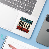 ストレートアウトタフォートマイヤーズフロリダFL シール (ノートパソコンとiPhone)