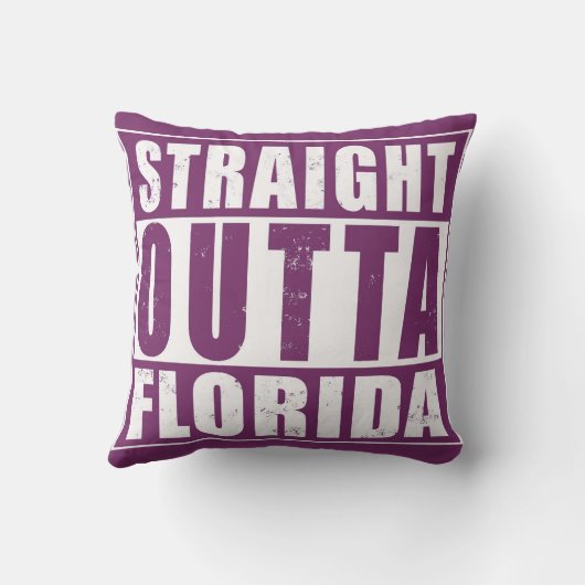 ストレートアウトタフロリダワードアート クッション (裏面)