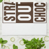 ストレートアウトタブラウンチョコレート キッチンタオル (折り畳み)