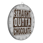 ストレートアウトタブラウンチョコレート ダーツボード (正面左)