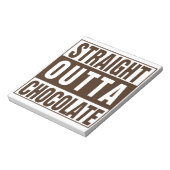 ストレートアウトタブラウンチョコレート ノートパッド (回転)