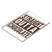 ストレートアウトタブラウンチョコレート ノートブック (左側)