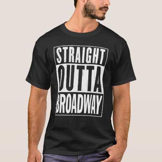 ストレートアウトタブロードウェイグラフィック Tシャツ (正面)