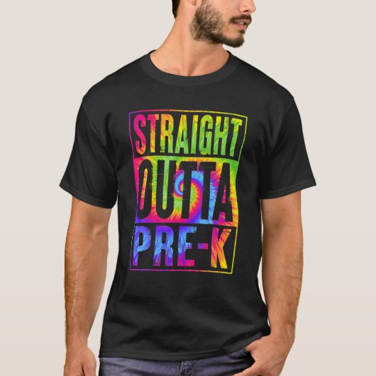 ストレートアウトタプレKプリスクール新学期 Tシャツ (正面)