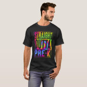 ストレートアウトタプレKプリスクール新学期 Tシャツ (正面フル)