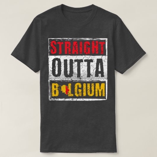 ストレートアウトタベルギー Tシャツ (デザイン正面)