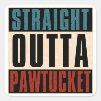 ストレートアウトタポタケットロードアイランドRI スクエアシール