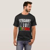 ストレートアウトタポルトガル国旗 Tシャツ (正面フル)