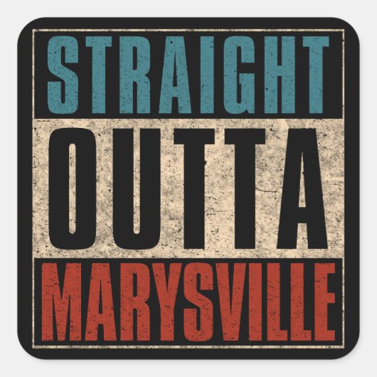 ストレートアウトタマリズビルワシントンWA スクエアシール (正面)