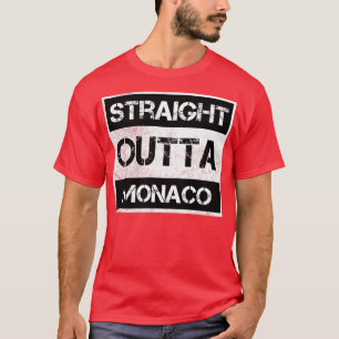ストレートアウトタモナコトラベラーギフトカントリーエクスパット Tシャツ