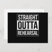 ストレートアウトタリハーサル劇場出演者 ポストカード (正面/裏面)