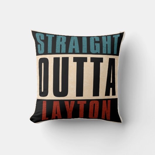 ストレートアウトタレイトンユタUT クッション (正面)