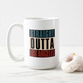 ストレートアウトタロサンゼルスカリフォルニアCA USA コーヒーマグカップ