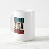 ストレートアウトタロサンゼルスカリフォルニアCA USA コーヒーマグカップ (正面左)