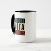 ストレートアウトタロサンゼルスカリフォルニアCA USA マグカップ (正面左)