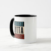 ストレートアウトタロサンゼルスカリフォルニアCA USA マグカップ (正面左)