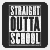 ストレートアウトタ動揺してスクール（バージョン） スクエアシール