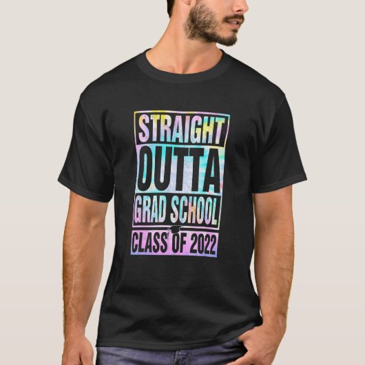 ストレートアウトタ大素晴らし学卒業タイD Tシャツ (正面)