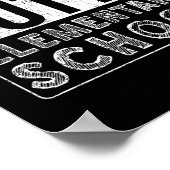 ストレートアウトタ小おもしろい学級学校 ポスター (角)