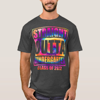 ストレートアウトタ幼稚園クラス2022絞り染め  Tシャツ