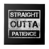 ストレートアウトタ忍耐ペしゃれているンズグルースティックおもしろい タイル (正面)