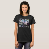 ストレートアウトタ応援練習チアリーダー Tシャツ (正面フル)