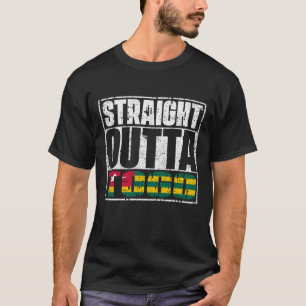 ストレートアウトタ東郷国旗 Tシャツ