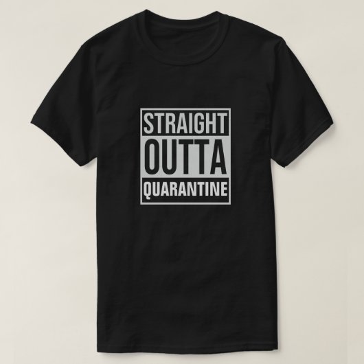 ストレートアウトタ検疫Tシャツ Tシャツ (デザイン正面)