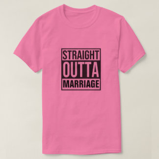 ストレートアウトタ結婚Tシャツ Tシャツ