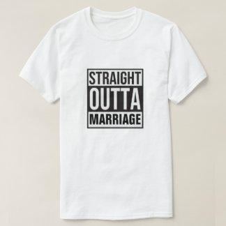 ストレートアウトタ結婚Tシャツ Tシャツ