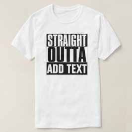 ストレートアウトタ追加文字Tシャツ Tシャツ