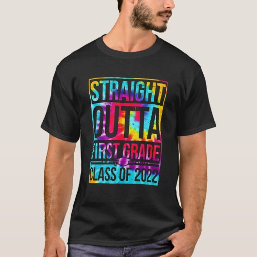 ストレートアウトタ1年生素晴らし卒業タイD Tシャツ (正面)