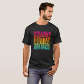 ストレートアウトタ10年生10年生バックScho Tシャツ (正面フル)