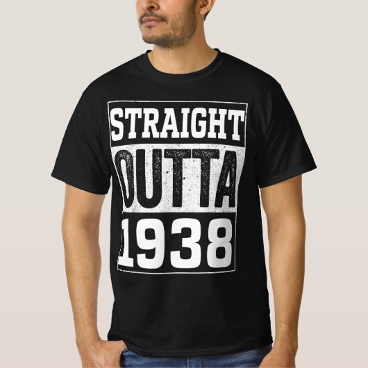 ストレートアウトタ1938, 1938ハッピーバースデーギフト Tシャツ (正面)