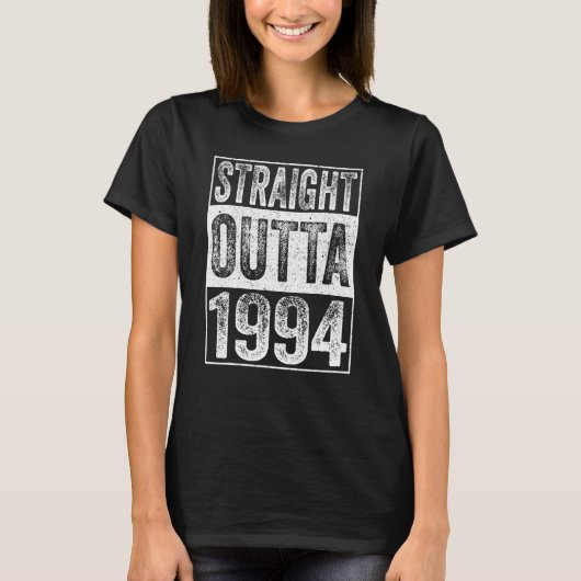 ストレートアウトタ1994 28歳ヴィンテージ28th Bir Tシャツ (正面)