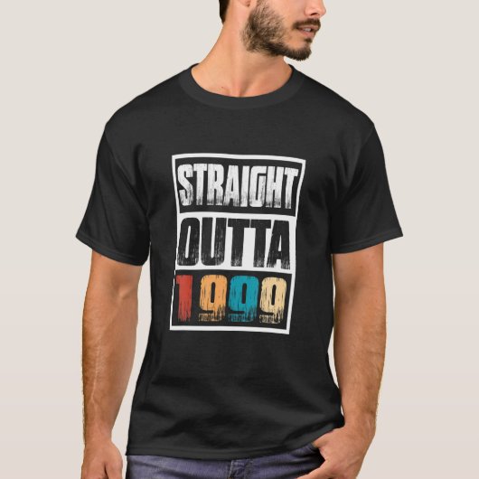 ストレートアウトタ1999 21番目の誕生日ギフト21歳 Tシャツ (正面)