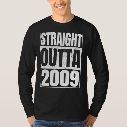 ストレートアウトタ2009 13誕生日13歳Vi Tシャツ (正面)