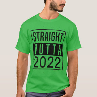 ストレートアウトタ2022さようなら2022こんにちは2023幸せ Tシャツ
