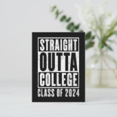 ストレートアウトタ2024年クラス動揺して(Straight Outta College of 20 ポストカード (スタンド正面)