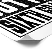 ストレートアウトタ2025年6年生おもしろい6期卒業生 ポスター (角)