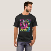 ストレートアウトタ3級絞り染め素晴らし卒業 Tシャツ (正面フル)