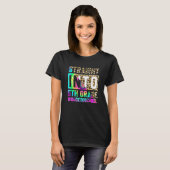 ストレートアウトタ5年生先生学生が戻る Tシャツ (正面フル)