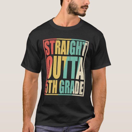 ストレートアウトタ5年級卒業2021年クラス Tシャツ (正面)