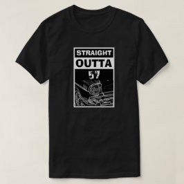 ストレートアウトタ57クラシックレトロシェビーカークラシック Tシャツ