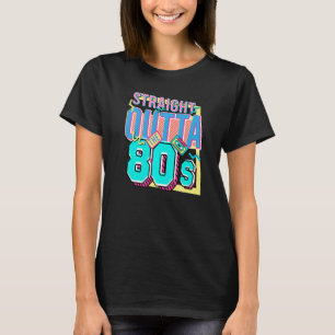 ストレートアウトタ80年代生まれ1980年代ノスタルジア80年代Bi Tシャツ