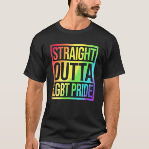 ストレートアウトタLGBTプライドLGBTプライドモンターゲイレ Tシャツ
