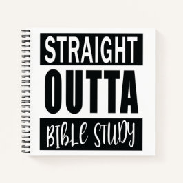 ストレートアウトバイブル勉強クリスチャン引用文&バース ノートブック