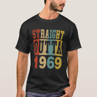 ストレートアウト1969年52誕生日52歳の少年 Tシャツ
