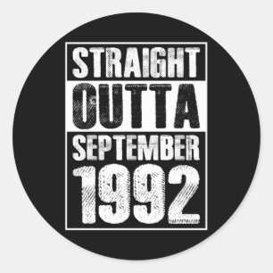 ストレートアウト1992 29誕生日 ラウンドシール